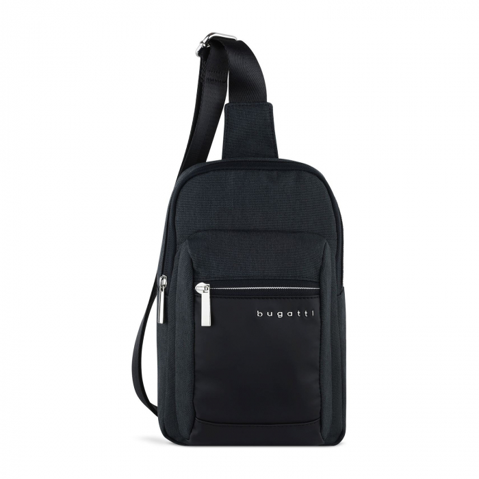 Geanta barbati crossbody, bugatti, seria Sera, Gri antracit [2]