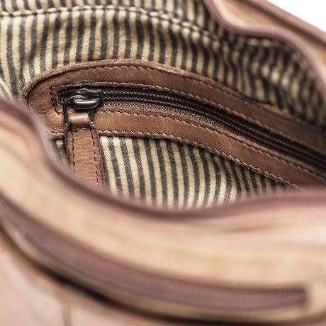 Geanta barbati din piele naturala, Daniel Ray, Fairfield, Taupe [4]