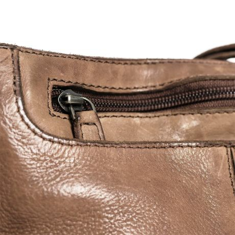 Geanta barbati din piele naturala, Daniel Ray, Fairfield, Taupe [3]