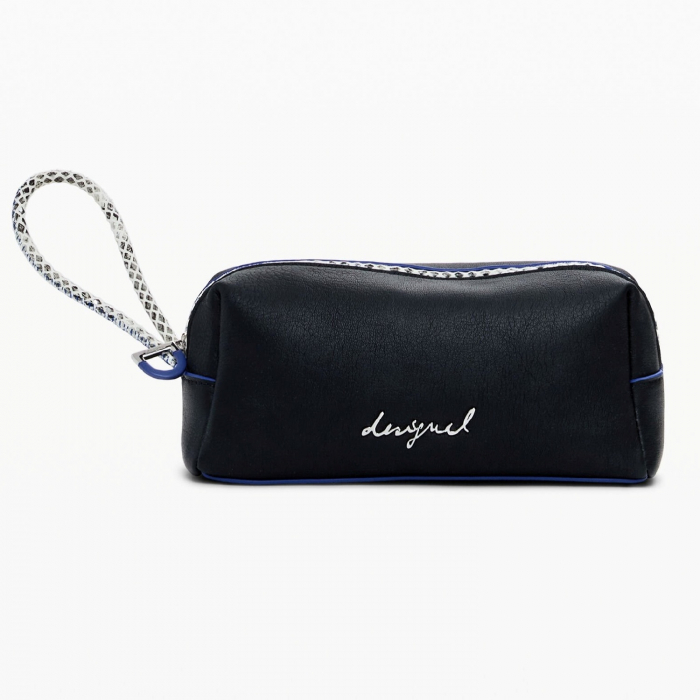 Geanta cosmetice, Desigual, seria Capsule Tiny, Negru [4]