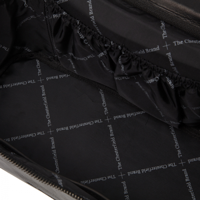 Geanta cosmetice, The Chesterfield Brand, piele naturala, Limone, Negru [5]