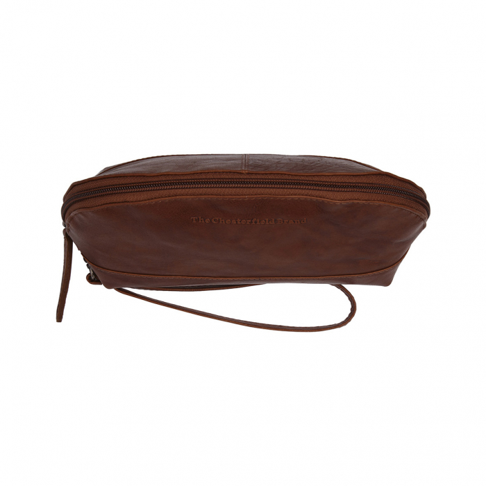 Geanta cosmetice, The Chesterfield Brand, piele naturala, Torino, Maro coniac [3]