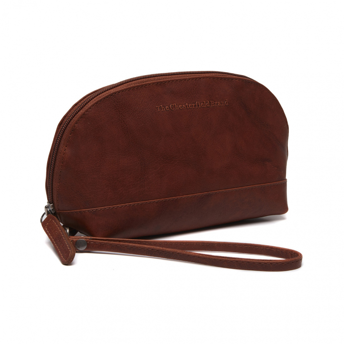 Geanta cosmetice, The Chesterfield Brand, piele naturala, Torino, Maro coniac [1]