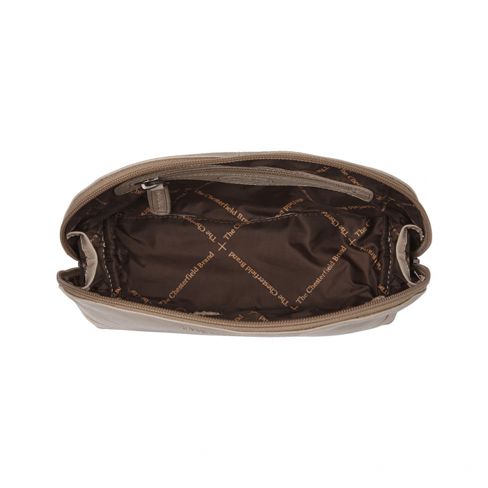 Geanta cosmetice, The Chesterfield Brand, piele naturala, Torino, Bej [2]