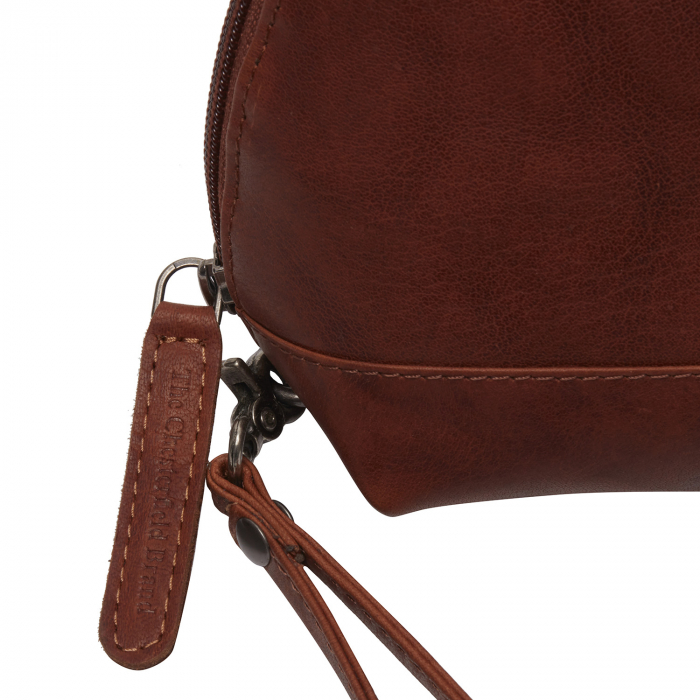 Geanta cosmetice, The Chesterfield Brand, piele naturala, Torino, Maro coniac [5]