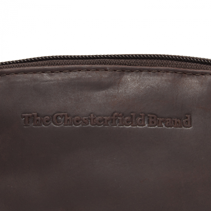 Geanta cosmetice, The Chesterfield Brand, piele naturala, Venezia, Maro inchis [2]