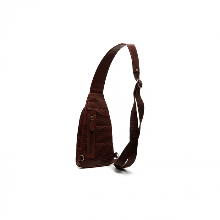 Geanta crossbody din piele naturala, The Chesterfield Brand, Bari, Maro coniac [9]