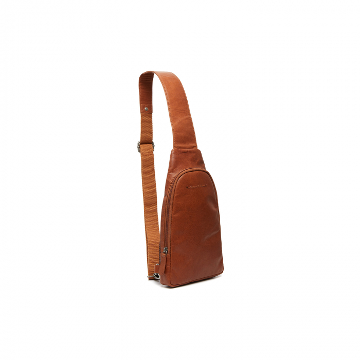 Geanta crossbody din piele naturala, The Chesterfield Brand, Bari, Maro coniac [7]
