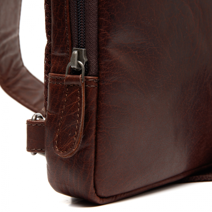 Geanta crossbody din piele naturala, The Chesterfield Brand, Bari, Maro coniac [12]