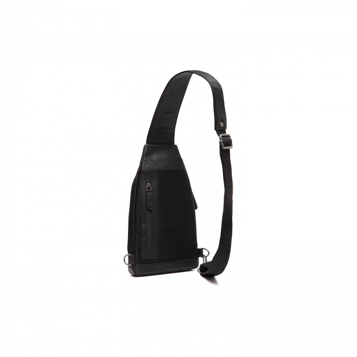 Geanta crossbody, din piele naturala, The Chesterfield Brand, Bowey, Negru [7]