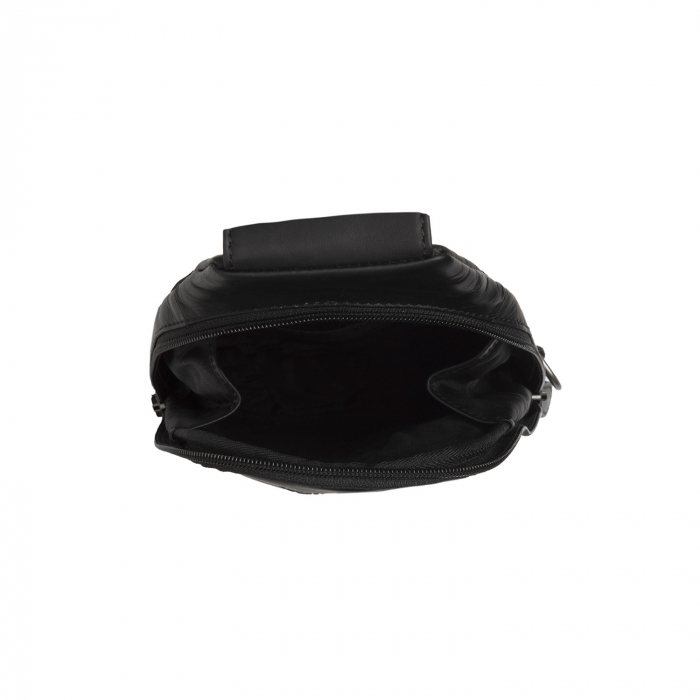 Geanta crossbody, din piele naturala, The Chesterfield Brand, Bowey, Negru [5]