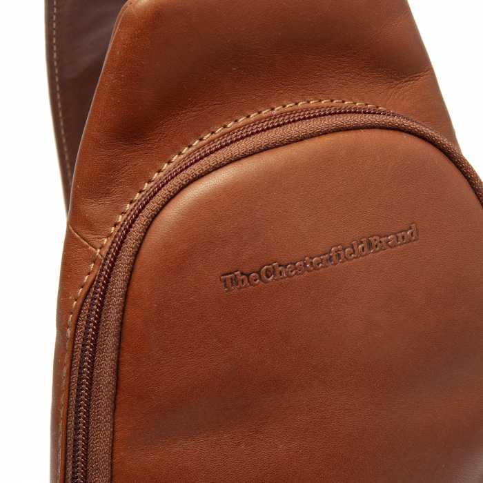 Geanta crossbody, din piele naturala, The Chesterfield Brand, Bowey, Maro coniac [2]