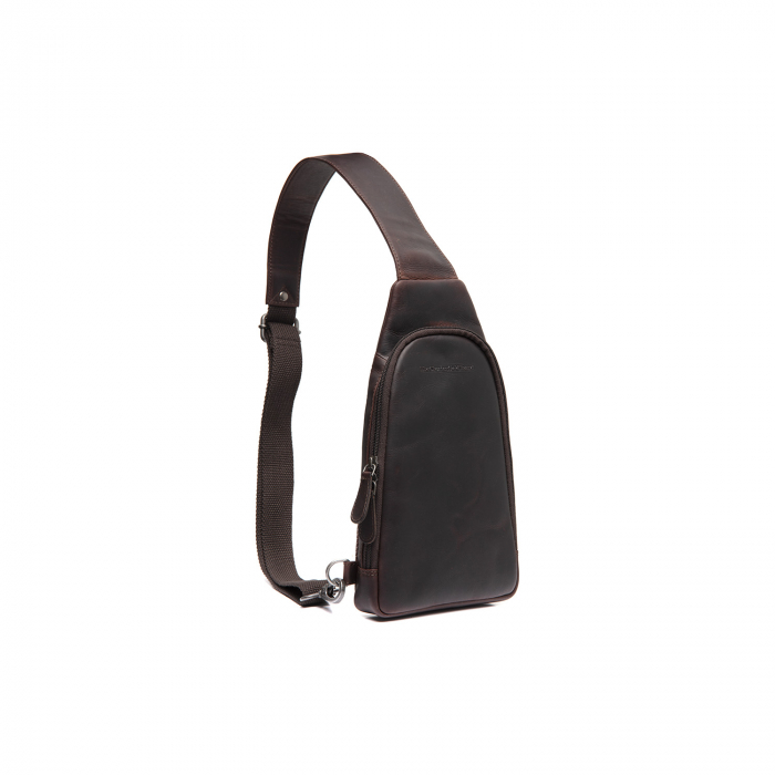 Geanta crossbody, din piele naturala, The Chesterfield Brand, Bowey, Maro inchis [2]