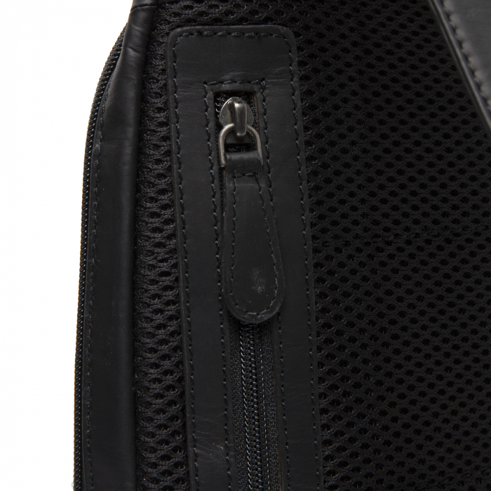 Geanta crossbody, din piele naturala, The Chesterfield Brand, Bowey, Negru [6]