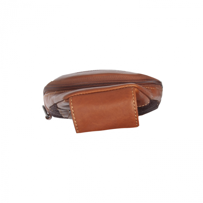Geanta crossbody, din piele naturala, The Chesterfield Brand, Bowey, Maro coniac [3]