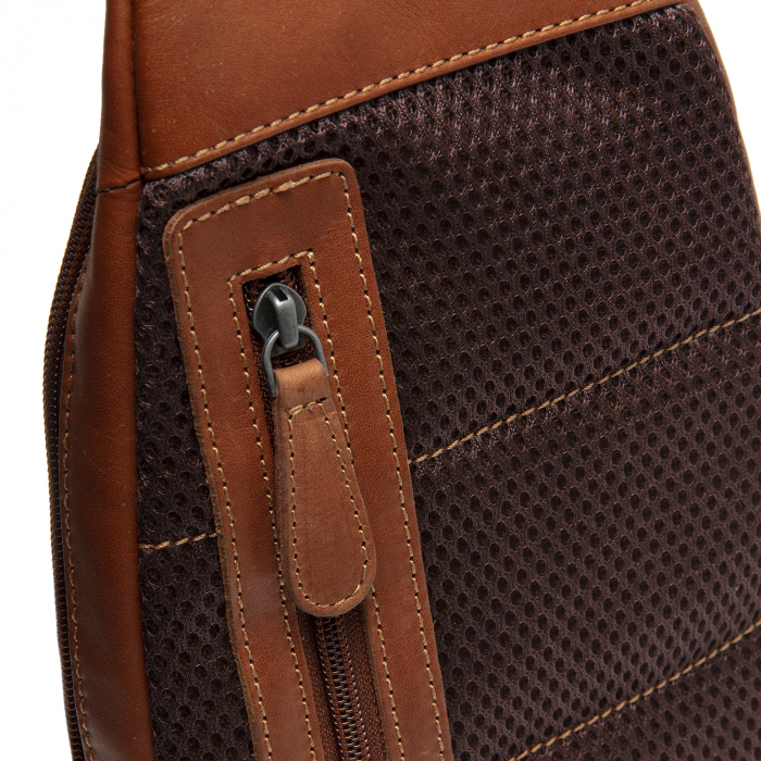 Geanta crossbody, din piele naturala, The Chesterfield Brand, Bowey, Maro coniac [5]