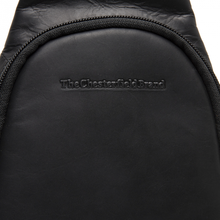 Geanta crossbody, din piele naturala, The Chesterfield Brand, Bowey, Negru [3]