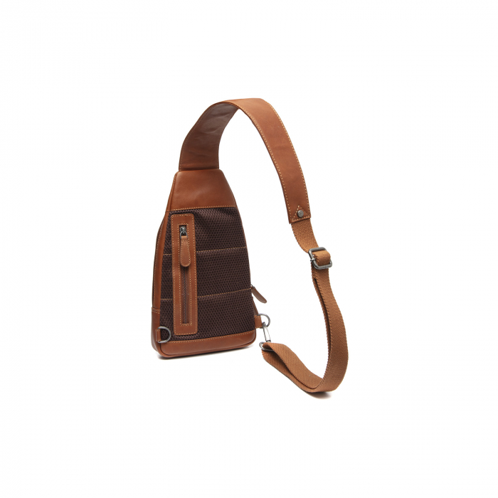 Geanta crossbody, din piele naturala, The Chesterfield Brand, Bowey, Maro coniac [6]