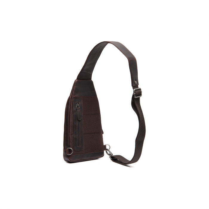 Geanta crossbody, din piele naturala, The Chesterfield Brand, Bowey, Maro inchis [7]