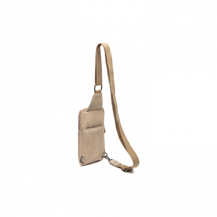 Geanta crossbody din piele naturala, The Chesterfield Brand, Cambridge, Bej [6]