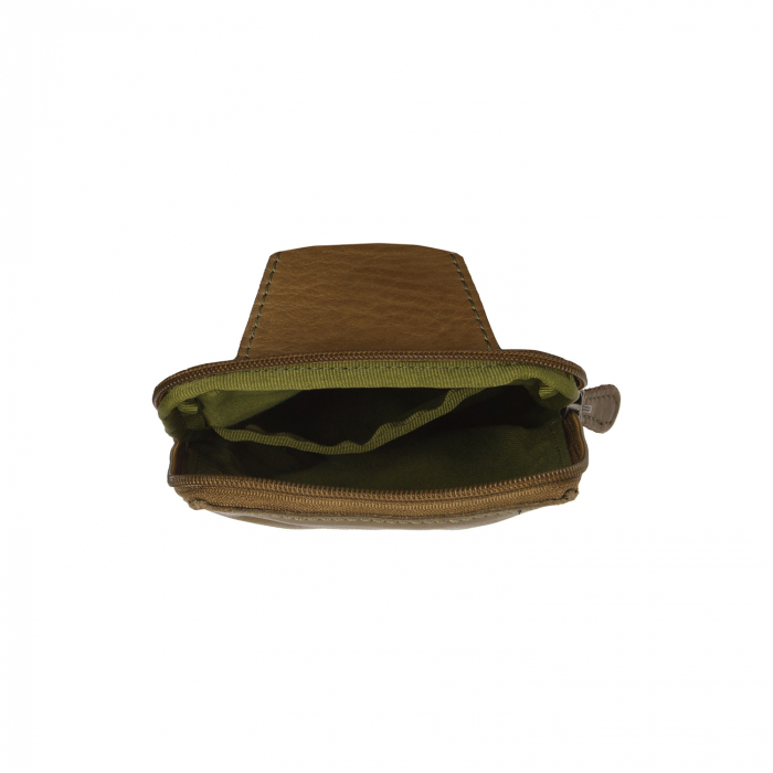 Geanta crossbody din piele naturala, The Chesterfield Brand, Cambridge, Verde olive [2]