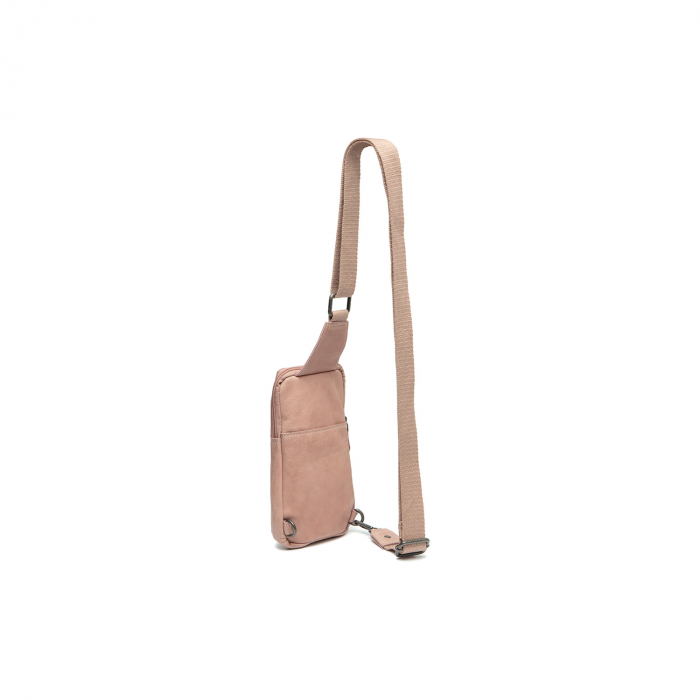 Geanta crossbody din piele naturala, The Chesterfield Brand, Cambridge, Roz pudra [6]