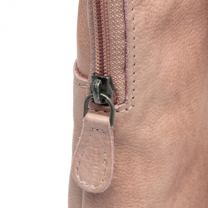 Geanta crossbody din piele naturala, The Chesterfield Brand, Cambridge, Roz pudra [5]