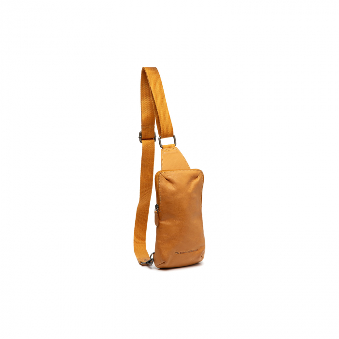 Geanta crossbody din piele naturala, The Chesterfield Brand, Cambridge, Galben ocru [1]