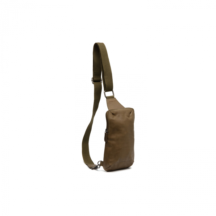 Geanta crossbody din piele naturala, The Chesterfield Brand, Cambridge, Verde olive [1]