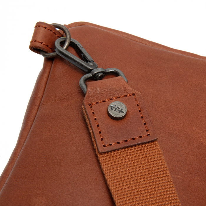 Geanta crossbody din piele naturala, The Chesterfield Brand, Cambridge, Maro coniac [7]