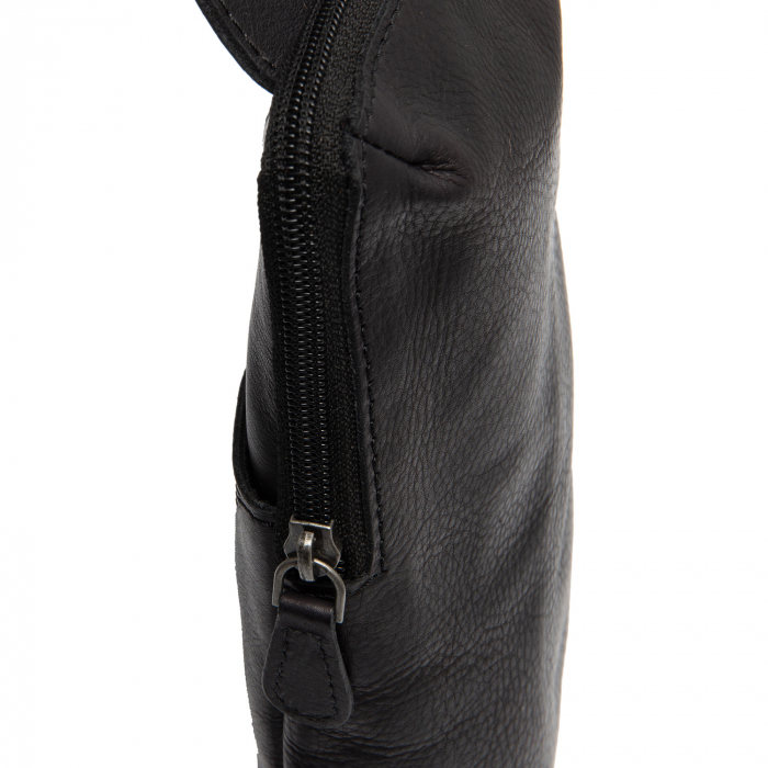 Geanta crossbody din piele naturala, The Chesterfield Brand, Cambridge, Negru [5]