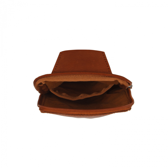 Geanta crossbody din piele naturala, The Chesterfield Brand, Cambridge, Maro coniac [5]