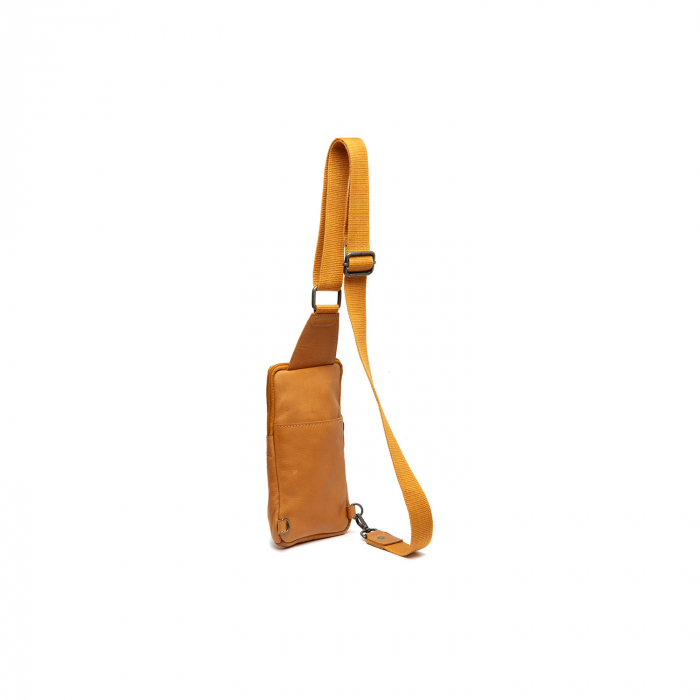 Geanta crossbody din piele naturala, The Chesterfield Brand, Cambridge, Galben ocru [6]