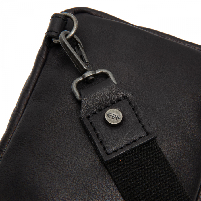 Geanta crossbody din piele naturala, The Chesterfield Brand, Cambridge, Negru [4]
