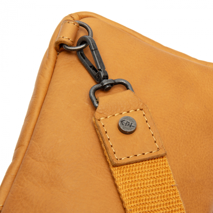 Geanta crossbody din piele naturala, The Chesterfield Brand, Cambridge, Galben ocru [5]