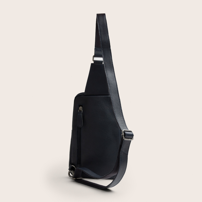 Geanta crossbody din piele naturala, The Chesterfield Brand, Isley, Bleumarin [9]