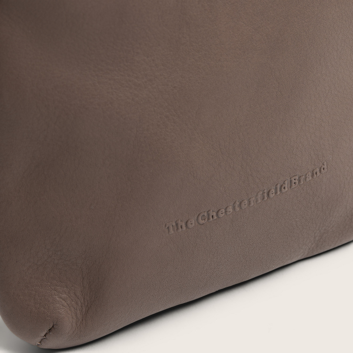 Geanta crossbody din piele naturala, The Chesterfield Brand, Isley, Taupe inchis [4]