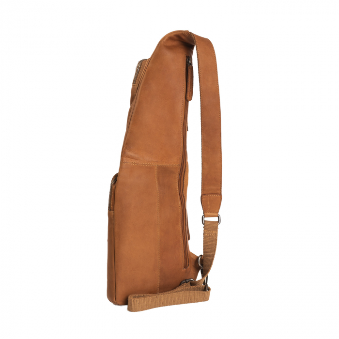 Geanta crossbody din piele naturala, The Chesterfield Brand, Logan Maro coniac [3]