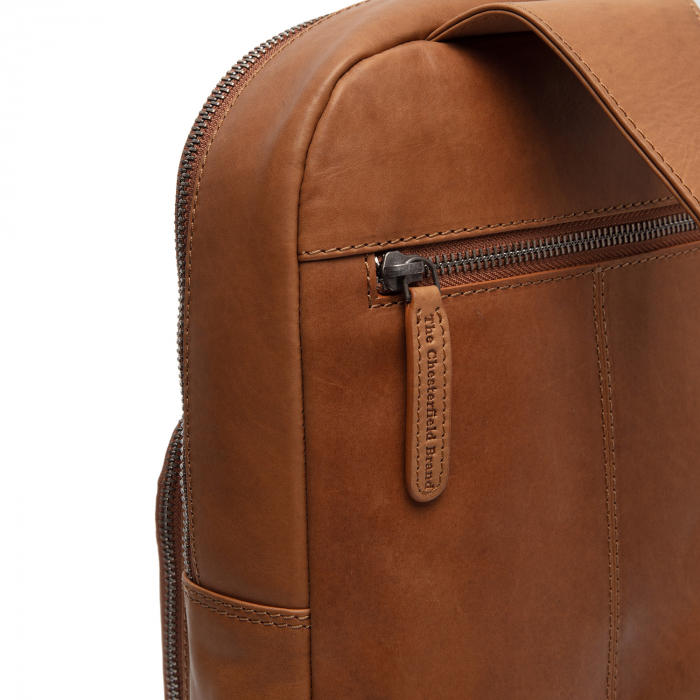 Geanta crossbody din piele naturala, The Chesterfield Brand, Peru Maro coniac [4]