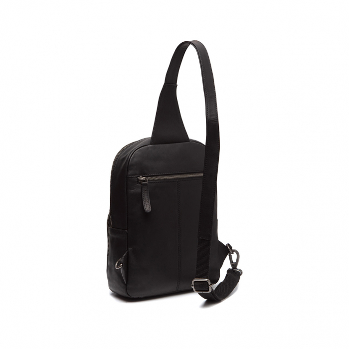 Geanta crossbody din piele naturala, The Chesterfield Brand, Peru Negru [4]