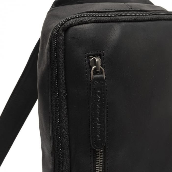 Geanta crossbody din piele naturala, The Chesterfield Brand, Rotterdam, Negru [3]