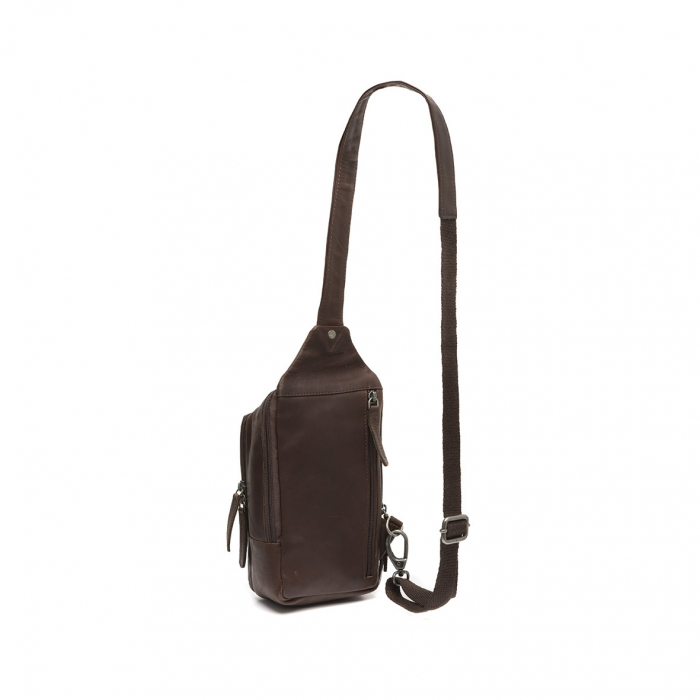 Geanta crossbody, The Chesterfield Brand, din piele naturala, Riga, Maro inchis [5]