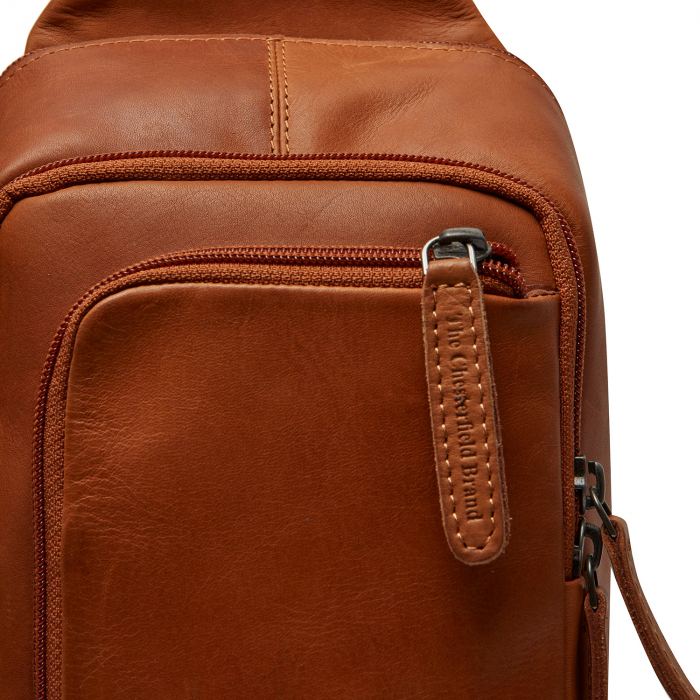 Geanta crossbody, The Chesterfield Brand, din piele naturala, Riga, Maro coniac [6]