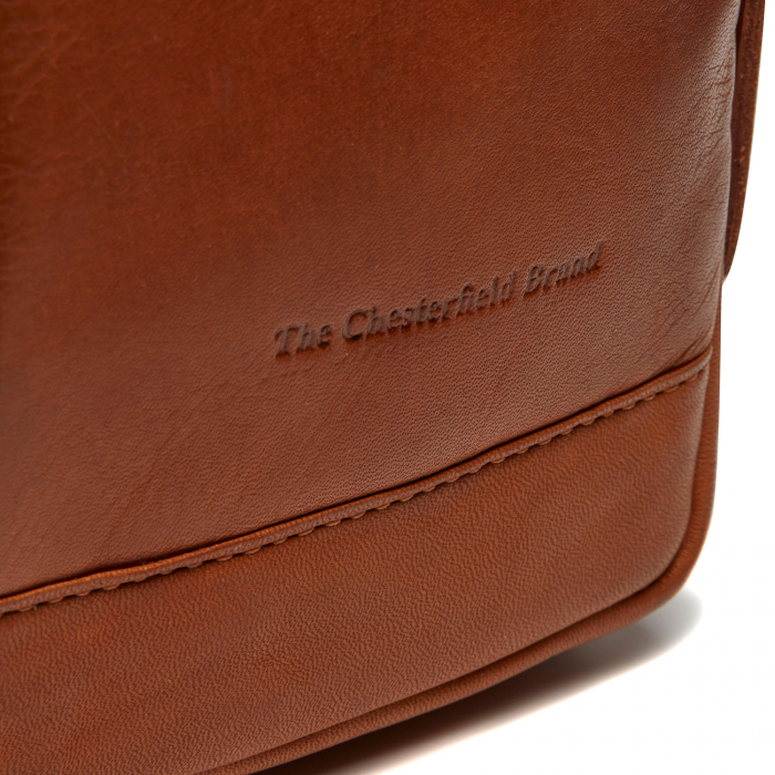Geanta crossbody, The Chesterfield Brand, din piele naturala, Riga, Maro coniac [7]