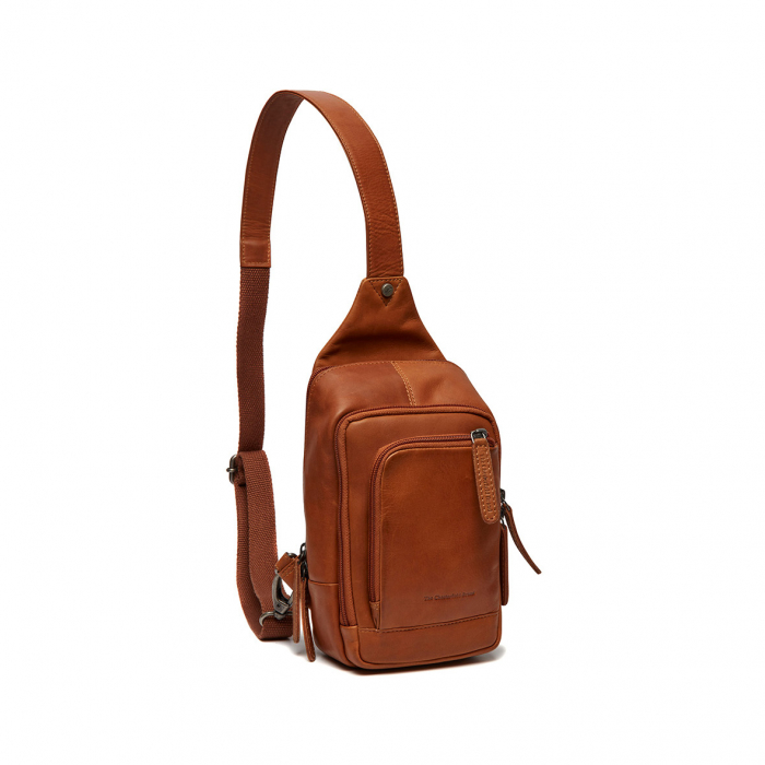 Geanta crossbody, The Chesterfield Brand, din piele naturala, Riga, Maro coniac [3]