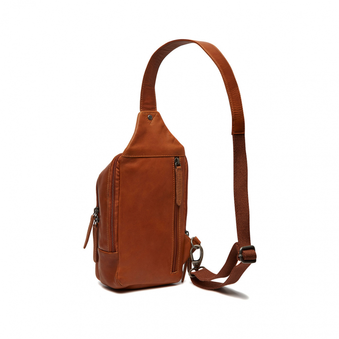 Geanta crossbody, The Chesterfield Brand, din piele naturala, Riga, Maro coniac [4]