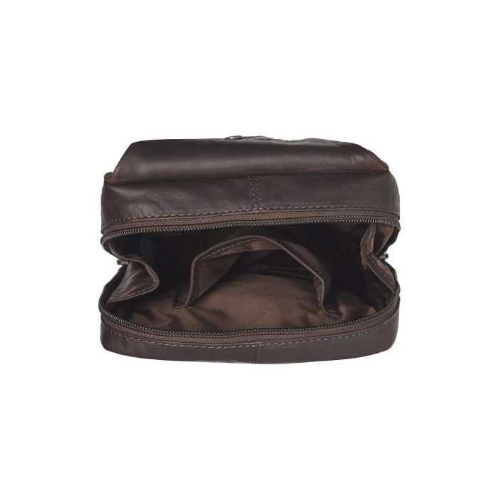 Geanta crossbody, The Chesterfield Brand, din piele naturala, Turelle, Maro inchis [2]