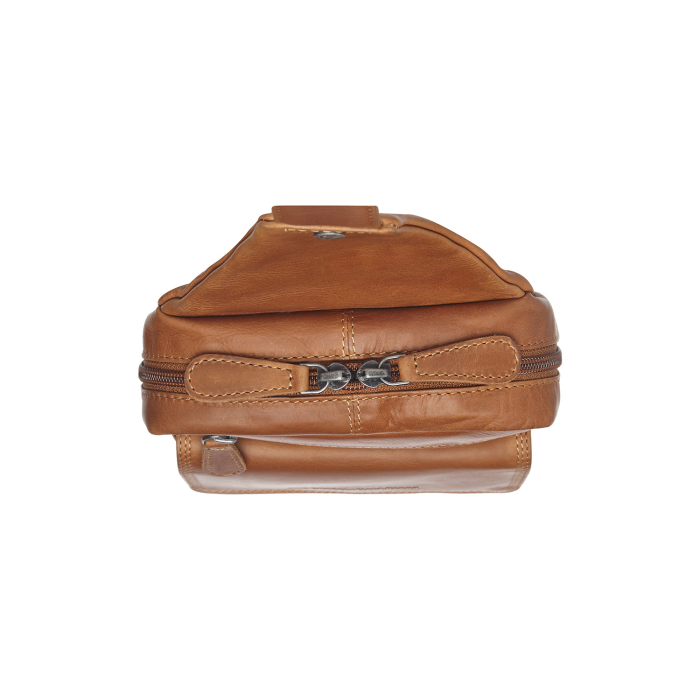 Geanta crossbody, The Chesterfield Brand, din piele naturala, Turelle, Maro coniac [5]