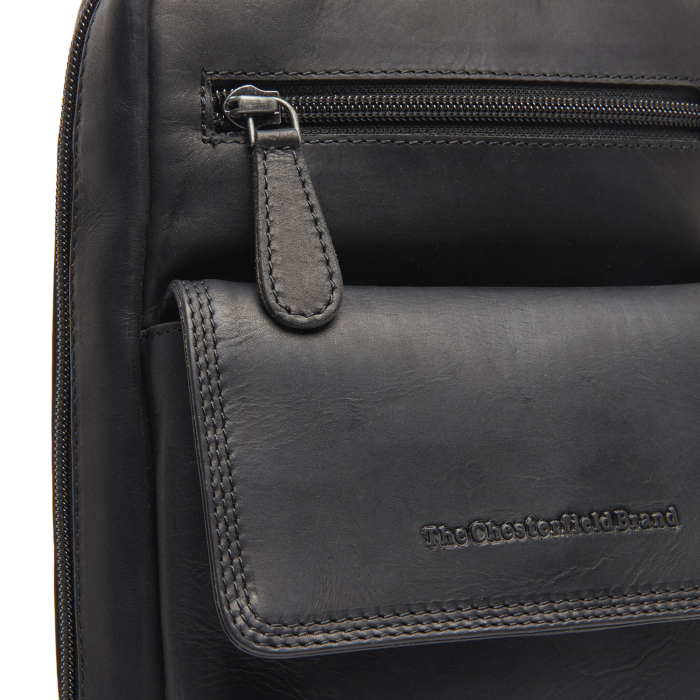 Geanta crossbody, The Chesterfield Brand, din piele naturala, Turelle, Negru [5]
