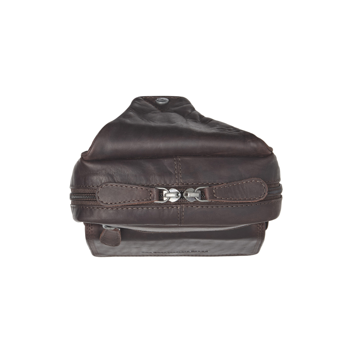 Geanta crossbody, The Chesterfield Brand, din piele naturala, Turelle, Maro inchis [4]